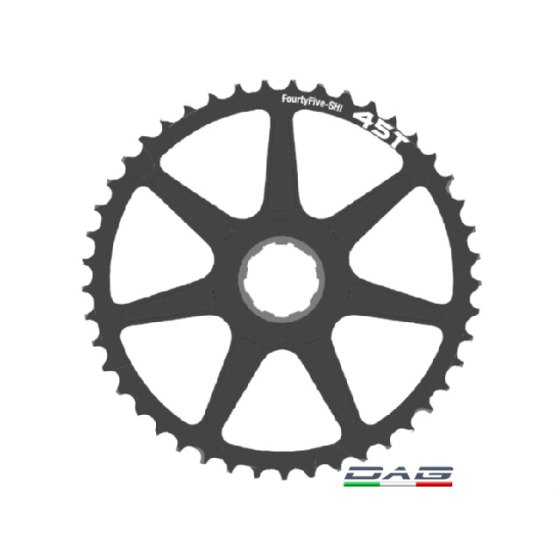 Axevo Fourtyfive Pignone 45T 11v per Shimano XT e XTR